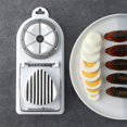 thumbnail image 5 of Trancheuse à Œufs en Acier Inoxydable Multi-Usages avec 2 Styles de Coupe pour Fromage, Fruits et Plus, 5 of 5