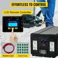 thumbnail image 5 of VEVOR Power Inverter 5000w Modified Sine Wave Inverter DC 12V to AC 110v Car Converter with LCD Display Remote Controller LED Indicators, 5 of 9