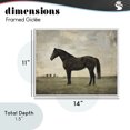 thumbnail image 4 of Stupell Industries Rustic Lodge Distressed Horse Portrait White Framed Giclee Art, 14 x 11, by Petals Prints Design, 4 of 8