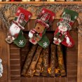 thumbnail image 2 of Injueey Medias navideñas personalizadas calcetines decorativos reutilizables con Papá Noel, 2 of 6