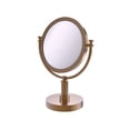 thumbnail image 1 of Allied Brass DM-4G-5X-BBR Grooved Ring Style 8 in. Vanity Top Make-Up Mirror 5X Magnification, Brushed Bronze, 1 of 1