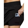 thumbnail image 2 of RBX Active Women's Plus Size Ruched Longer Length Tennis/Golf Skort, 2 of 6