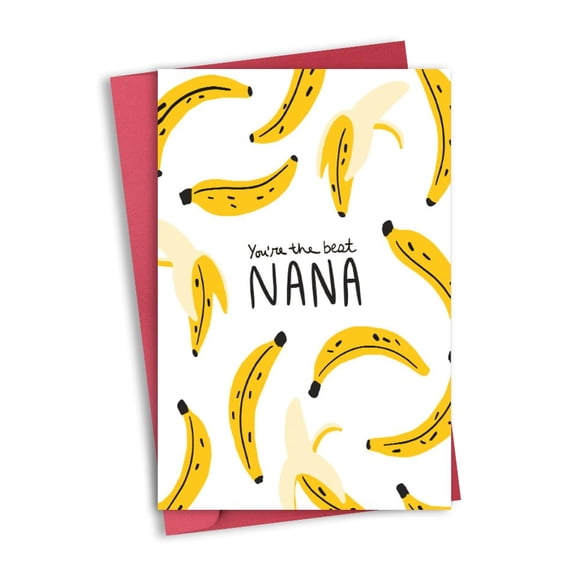 Tarjeta de felicitación Gigi Nana para el día de la madre, cumpleaños, para abuela