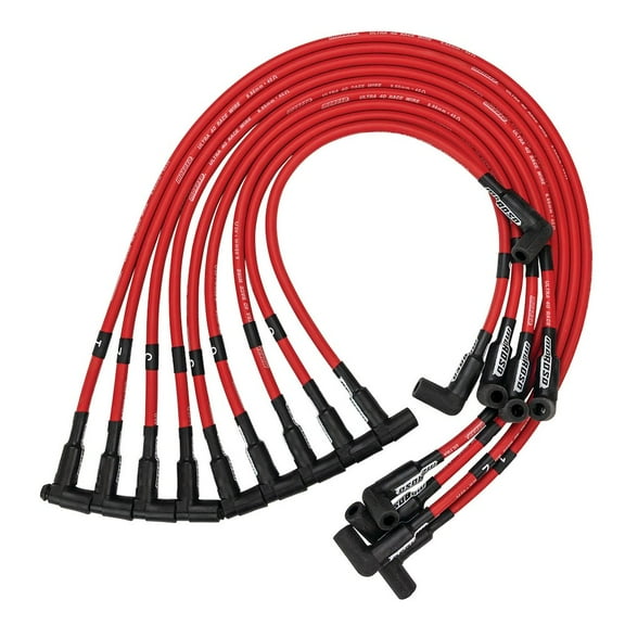 Moroso Ultra 40 Plug Wire Set SBC Sprint Car Red