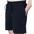 thumbnail image 2 of Men's Drawstring Cotton Lycra Sports Yoga Bermuda Shorts Pants, 2 of 3