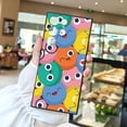 thumbnail image 2 of Funda de goma TPU moderna y flexible con estampado de dibujos animados exclusivo: imprescindible para los propietarios de iPhone., 2 of 4