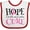 White and Red, variant on Inktastic Breast Cancer Hope Quote Girls Baby Bib