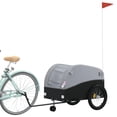 thumbnail image 3 of vidaXL Bike Trailer Black and Gray 99.2 lb Iron, 3 of 12