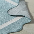 thumbnail image 4 of BoutiqueRugs Varro Traditional Area Rug - Outdoor Safe - Aqua, Cream - 2'4" x 3'9", 4 of 8