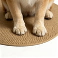 thumbnail image 6 of Beautynvta Faux Sisal Door Mat, Half Round Entrance Rug, Non-Slip Welcome Mat for Front Door, Indoor Outdoor Floor Mat for Kitchen Bathroom, 35.4x23.6 Inch, 6 of 6