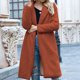 thumbnail image 1 of Pntutb Mujeres Fuzzy Fleece Lapel Open Front Long Cardigans Coat Faux Fur Otoño Invierno Warm Outwear Chaquetas Liquidación Pntutb Pntutb-2727, 1 of 8