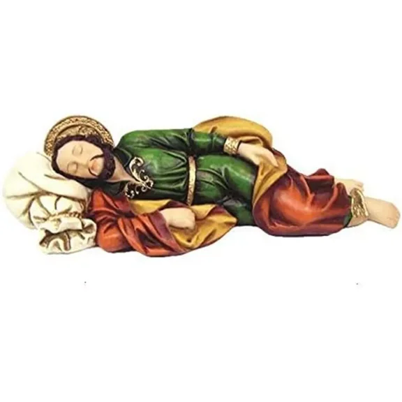 8" Sleeping St Joseph Saint Statue Religious Catholic Santo Figurine