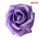 thumbnail image 5 of Advancent Paquete de 50 flores biónicas artificiales, rosas de simulación de espuma PE, decoraciones de flores falsas, regalos de compromiso para bodas y Kits de decoración para fiestas Púrpura Advancent JJ18310-03, 5 of 6