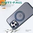 thumbnail image 6 of ELEHOLD for iPhone 15 Plus Case, Compatible with Mag Safe Accessory 360° Ring Stand Thin Fit Shockproof Protection Rugged Case for iPhone 15 Plus,Blue, 6 of 6