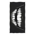 thumbnail image 3 of Ryvnso Mouth Oversized Beach Towel Microfiber Bath Blankets Swimming Fitness 37" x 74", 3 of 5