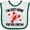White and Green, variant on Inktastic Just Here for the Lobster Boys or Girls Baby Bib