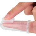 thumbnail image 4 of Baby Finger Toothbrush,transparent Food Grade Silicone Teeth Cleaner Oral Cavity Cleaning Brush With Storage Case For Infant Kids Toddler(6pcs-white), 4 of 5