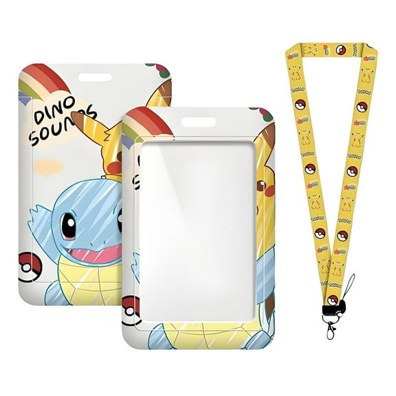 Pokemon Detachable Lanyards for Id Badges Holder, Carabiner Clip, Nurse Teacher Office Gifts