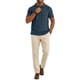 thumbnail image 5 of Top Abrigo de los Hombres de Color Sólido de Manga Larga Botón-Up Cuello Chaqueta Casual, Ligero de Nylon con Capucha Superior para Verano Y Primavera, 5 of 8