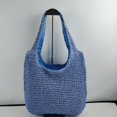 thumbnail image 5 of ibiyuan Women'S Crossbody Handbags Solid Color Handwoven Large Capacity Beach Shoulder Tote Bag Lightweight Daily Carryall Birthday Gifts, 5 of 5