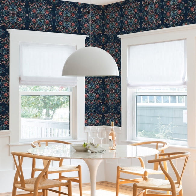 Medallion Floral Peel & Stick Wallpaper