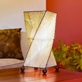 thumbnail image 4 of Eangee Home Design Twist Table Lamp, Shade Made Of Cocoa Leaves, 8x8x18 Inches, 4 of 5
