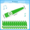 thumbnail image 4 of 24-Pack Plastic Kazoos — An excellent companion for guitars, violins, pianos, keyboards, and ukuleles; ideal as party favors. Color: Green., 4 of 7