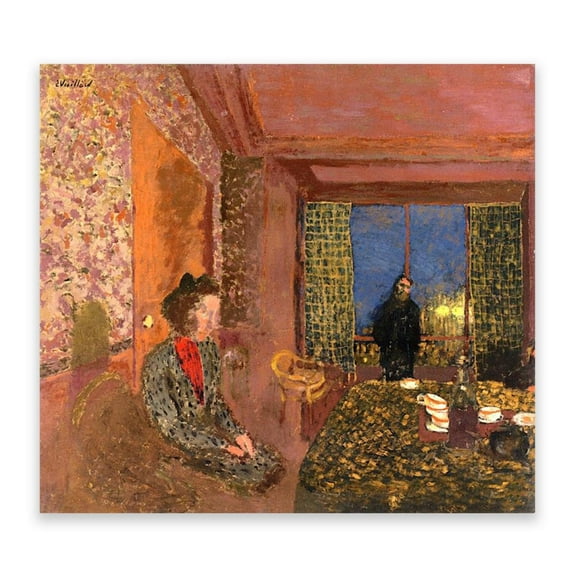 Edouard Vuillard Famous Paintings Reproductions- Abstract Painting- Printed on Canvas- Living Room Home Decoration Modern Art Painting (Married Life)