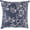 Light Gray, Navy / Burneside, variant on Boutique Rugs Saranac Lumbar Pillow