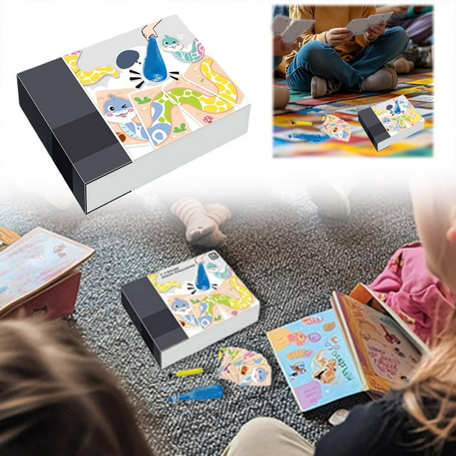 Tarjetas rompecabezas con cadena. Los límites del pensamiento son adecuados para todo tipo de ocasiones y aportan a los niños una exploración ilimitada.