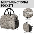 thumbnail image 6 of Womens Black and Tan Leopard Print Lunch Box for Work,Insulated Lunch Bag for Women,Loncheras Para Mujer,Leakproof Adult Lunch Bag for Work,Beach,Travel,Picnic,Camping, 6 of 7