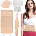 thumbnail image 2 of CNKOO 5Pcs Waist Neck Oil Pack Set Washable Reusable Knee Essential Oil Wrap Mess-Free Oil Pack Wrap with Adjustable Elastic Strap Laundry Bag Comfortable Leak-Proof Oil Pack for Waist Ne, 2 of 11