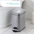 thumbnail image 2 of Bote de basura Home Zone Living de 5 litros con tapa y pedal, 2 of 7