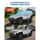 thumbnail image 3 of Media funda de coche JOYTUTUS Wrangler para Wrangler JK JL de 4 puertas, 3 of 7