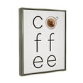thumbnail image 4 of Stupell Industries Coffee Text & Mug Food & Beverage Painting Gray Floater Framed Canvas Art Print Wall Art, 17 x 21, 4 of 10