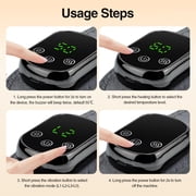 Neck Heating Pad, Wireless Heat Wrap for Neck, Electric Shoulder Relaxer with 5 Heating Levels, 30 Minutes Auto Shut Off