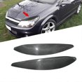 thumbnail image 2 of Embellecedores para faros delanteros de coche, cejas, párpados, molduras de fibra de carbono para Opel H 2004-20, patrón de fibra de carbono, 2 of 5