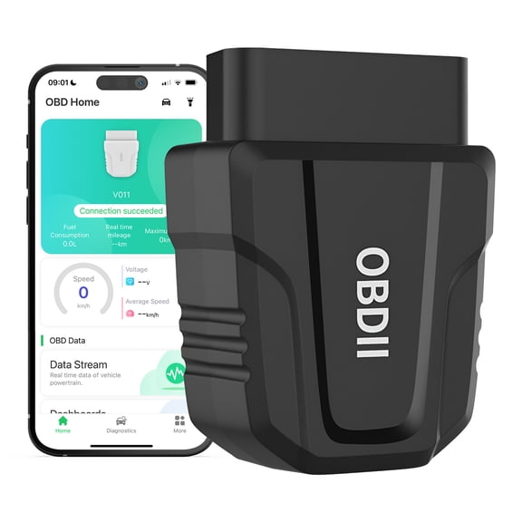 MMOBIEL OBD2 Scanner Bluetooth 5.4 – Wireless OBDII/EOBD Code Reader & Check Engine Diagnostic Tool for iPhone iOS & Android (2024 Version)