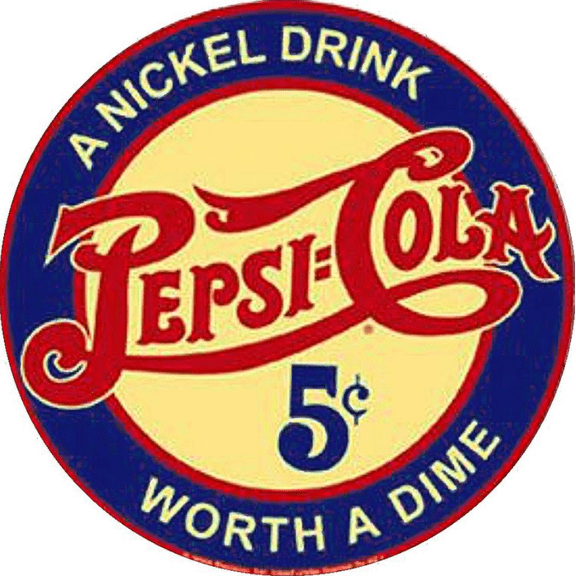 Hangtime Pepsi Cola Nostalgic 24 inch Garage Sign