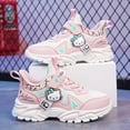 thumbnail image 5 of Zapatos para niños Hello Kitty, zapatillas de deporte transpirables de fondo suave de cuero de nueva moda para niñas, zapatos para correr informales ligeros para estudiantes, 5 of 5