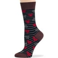 thumbnail image 5 of 7BIGSTARS KINGDOM Women Bamboo Novelty Socks - 4 Pack Medium - Coffee Beans, Heart, Cup, Tea Pot, Coffee Lovers, Tea Time Crew Seamless - Black, Brown, Beige, Ecru - Sock Size: 9-11; Shoe Size: 5-9 M, 5 of 9