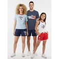 thumbnail image 6 of Disney Women's Mickey Americana 76 Graphic Shorts, Sizes XXS-XXL, 6 of 6