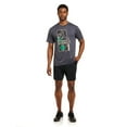 thumbnail image 2 of Reebok Men's and Big Men's Baseline Knit Performance Shorts, 7" Inseam, Sizes S-3XL, 2 of 7