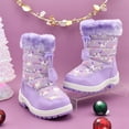 thumbnail image 6 of Nova Mountain Boys Girls Little Kids Winter Snow Boots NF-NFWB103-LilacUnicorn-12, 6 of 6