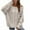 Khaki, variant on Babysbule Plus Size Womens Sweaters Ladies Fashion Loose Long Lleeve Sweater Pullover Women's Fashion