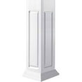 thumbnail image 4 of Ekena Millwork 12"W x 06'H Craftsman Classic Square Non-Tapered, Double Raised Panel Column, Crown Capital & Crown Base, 4 of 6