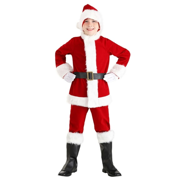 Boys Deluxe Santa Costume