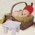thumbnail image 1 of Fancy Infant recién nacido fotografía Prop taburete de madera foto de bebé foto de fondo telón de fondo Mini decoración de mesa de té/café Cuadrado blanco CUTICAT accesorios de fotografía, 1 of 7