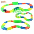 thumbnail image 2 of Glowing Race Track Bend Flex Flash In The Dark Assembly Car Toy 80/164/266pcs Glow Racing Track Set Children Educational Toys [, 2 of 3