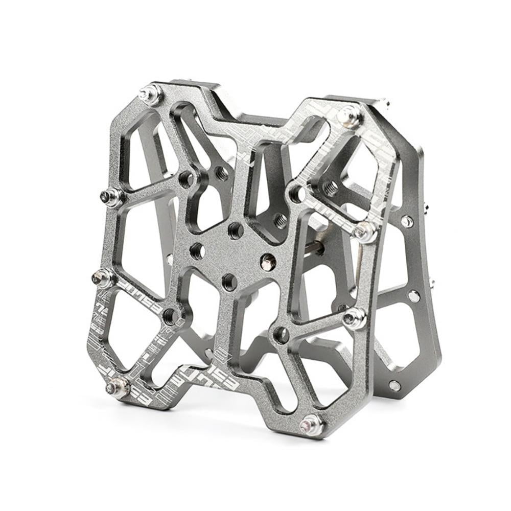 Popvcly Aluminum Bicycle Clipless Pedal Platform Adapters Durable Clipless Pedal